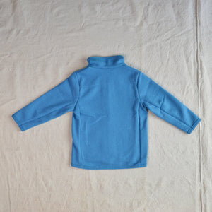 Light Boiled Merino Wool Zip Jacket - Blue Jay (6-12m) *Last One!