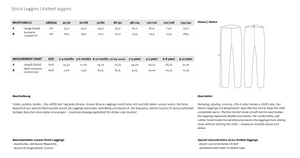 Lightweight Knitted Merino Rib Leggings (Kids 9-12y+ / Women 8-10)