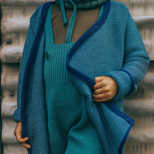 Organic Merino Baby Jacket - Cassis/Rose (3m-4y) *Retired Colour