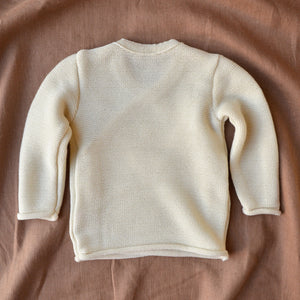 Merino Baby Jacket - Natural (0-12m)