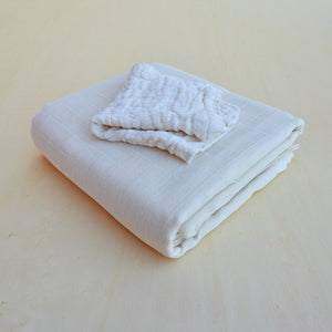 Nappy Liners - Organic Cotton Muslin (5/10 pack)