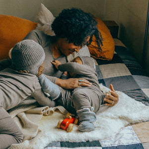 Fine Baby Bonnet - Organic Wool/Silk (0-12m)