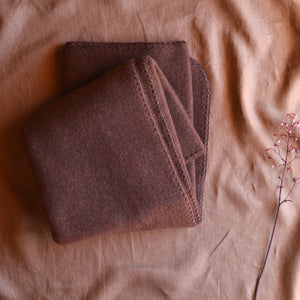 Baby Blanket in Organic Merino Wool Fleece - Colours (65x100cm) *Returning Autumn
