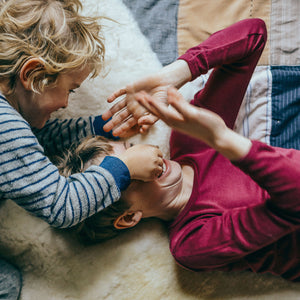 Child's Long Sleeve Top - Organic Merino/Silk (1-14y)