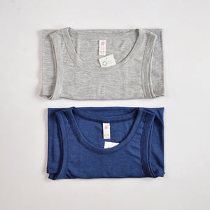 Men's Organic Wool/Silk Sleeveless Vest