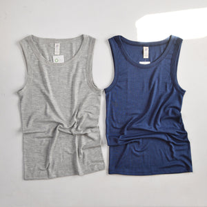 Men's Organic Wool/Silk Sleeveless Vest