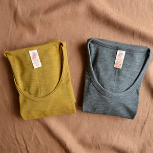 Women's 100% Organic Merino Wool Long Sleeve Top