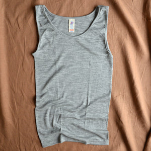 Women's Sleeveless Vest - Organic Merino/Silk