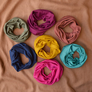 Tube Scarf - Organic Wool/Silk (Child-Adult) *Last One!