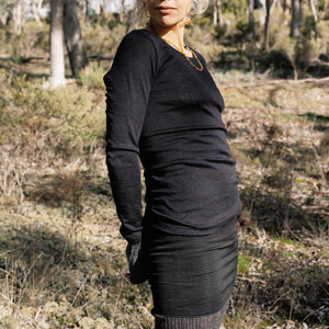 Women's Organic Merino Wool/Silk Long Sleeve Top