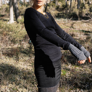 Women's Organic Merino Wool/Silk Long Sleeve Top