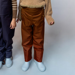 Rain Sailor Pants for Kids 100% recycled PET - Sumac (2-10y) *Last ones