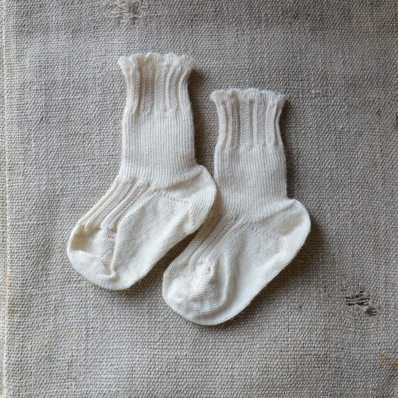 Fine Italian Wool Baby Socks (0-18m)