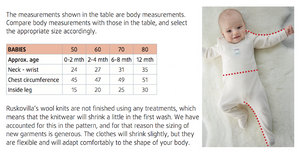 Organic Wool Nappy Cover - Shorties (0-2y)