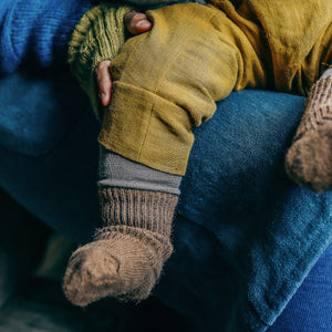 Camel Wool Baby Socks (0-3y) *Returning 2026