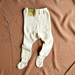 Baby Tights Organic Wool/Cotton - Thick Rib (2-3y) *Last One!