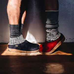 Hygge Fairisle Organic Wool Socks (Adults 36-43) *Returning 2026