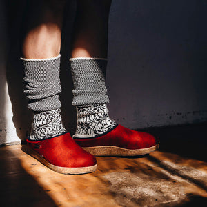 Kneehigh Hygge Fairisle Organic Wool Socks (Adults 36-41)