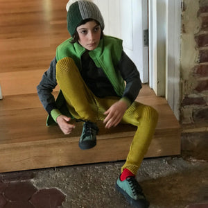 Lightweight Knitted Merino Rib Leggings (Kids 9-12y+ / Women 8-10)