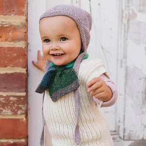 Rico Vest - 100% Baby Alpaca - Rust Melange (4-6y) *Last Ones!