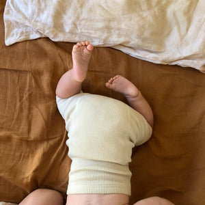 Organic Wool Nappy Cover - Shorties (0-2y)