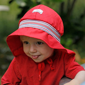 Firefighter Sun Hat - 100% Organic Cotton - UV60+ (6m-8y+)