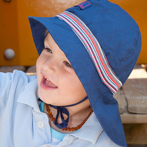 Firefighter Sun Hat - 100% Organic Cotton - UV60+ (6m-8y+)