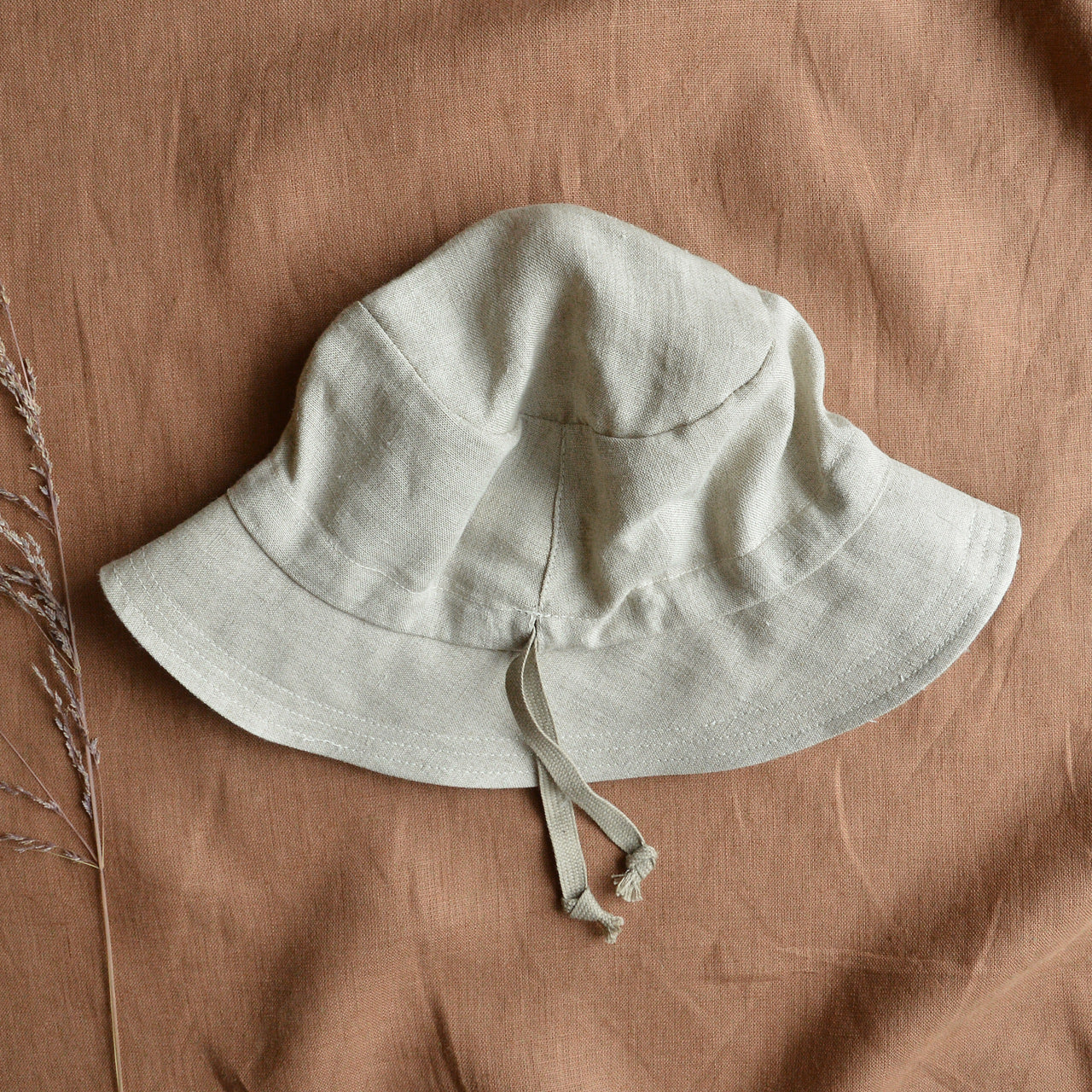 Bucket Hat in Organic Linen (9m-8y+)