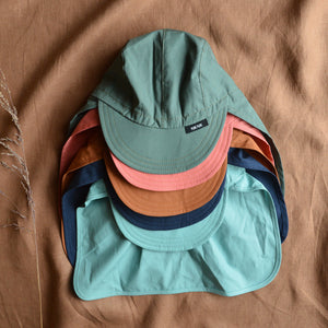 Sun Cap with Neck Protection in Organic Cotton (Child-Youth) *Last one!