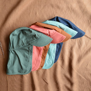 Sun Cap with Neck Protection in Organic Cotton (Child-Youth) *Last one!