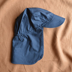 Sun Cap with Neck Protection in Organic Cotton (Child-Youth) *Last one!
