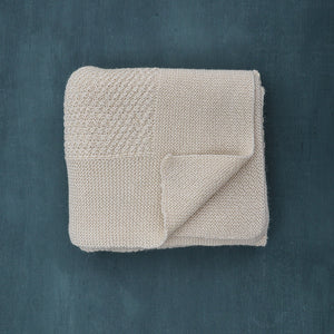 Heirloom Alpaca Baby Blanket - Ecru (90x90cm)