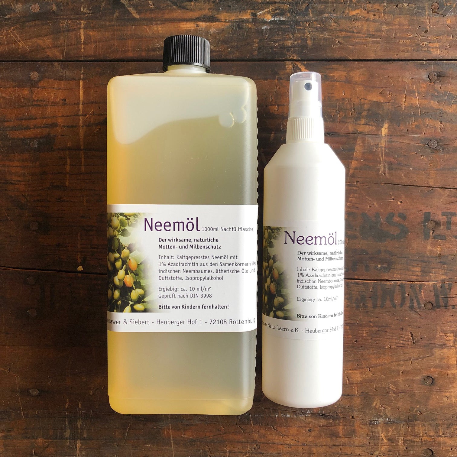 Neem oil Spray: Moth Protection for Textiles