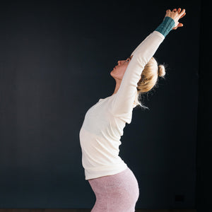 Women's Organic Merino Wool & Silk Long Sleeve Top - Natural