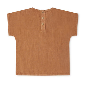 Child’s Linen Short Sleeve Top - Hazel (2-10y)