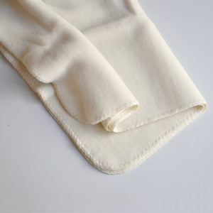 Baby Blanket in Organic Merino Wool Fleece - Natural (65x100cm) *Returning Autumn