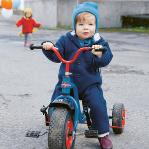 Boiled Wool Overalls with Hood (0-4y) *New AW25/26!