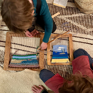 Large Wooden Weaving Needle for Rectangular Looms
