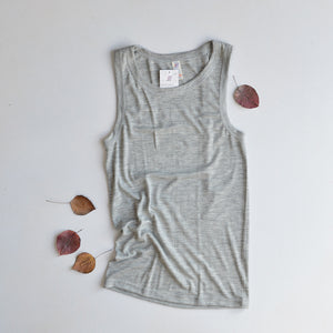 Men's Organic Wool/Silk Sleeveless Vest