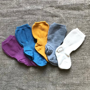 Grodo 100% Wool Baby Socks (0-2y) - SECONDS