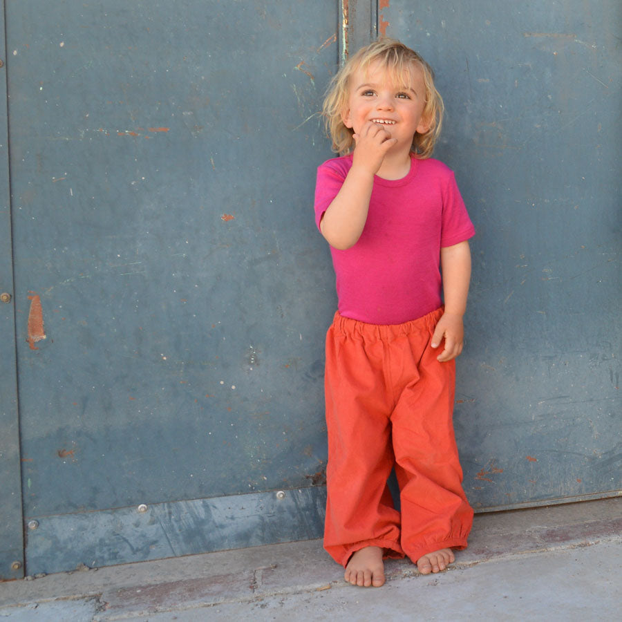 Child's Merino/Silk T-Shirt - Raspberry (9-12y) *Last ones