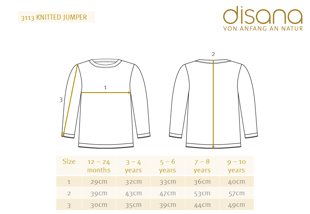 Classic Merino Kids Jumper (3-4y)- Curry *PRE-LOVED/YOU MEND IT!