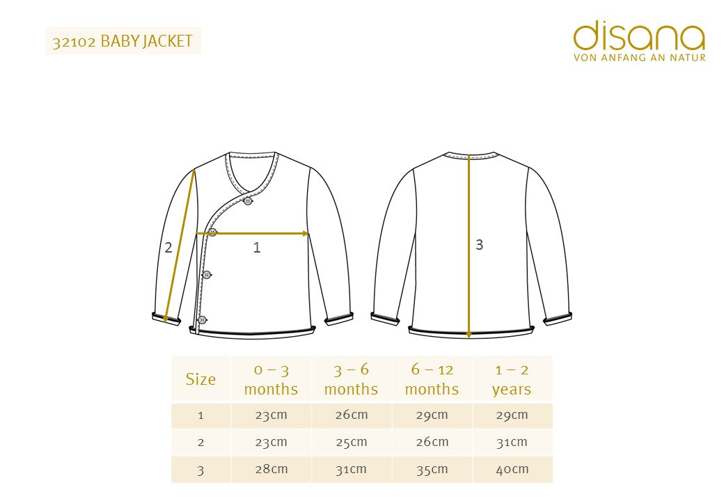 Organic Merino Baby Jacket (0-4y) *Retired Colours