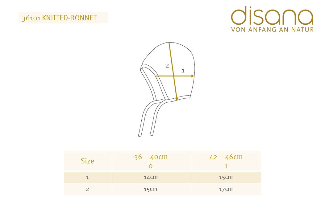 Bonnet in Organic Merino Wool (0-12m) *Returning 2026