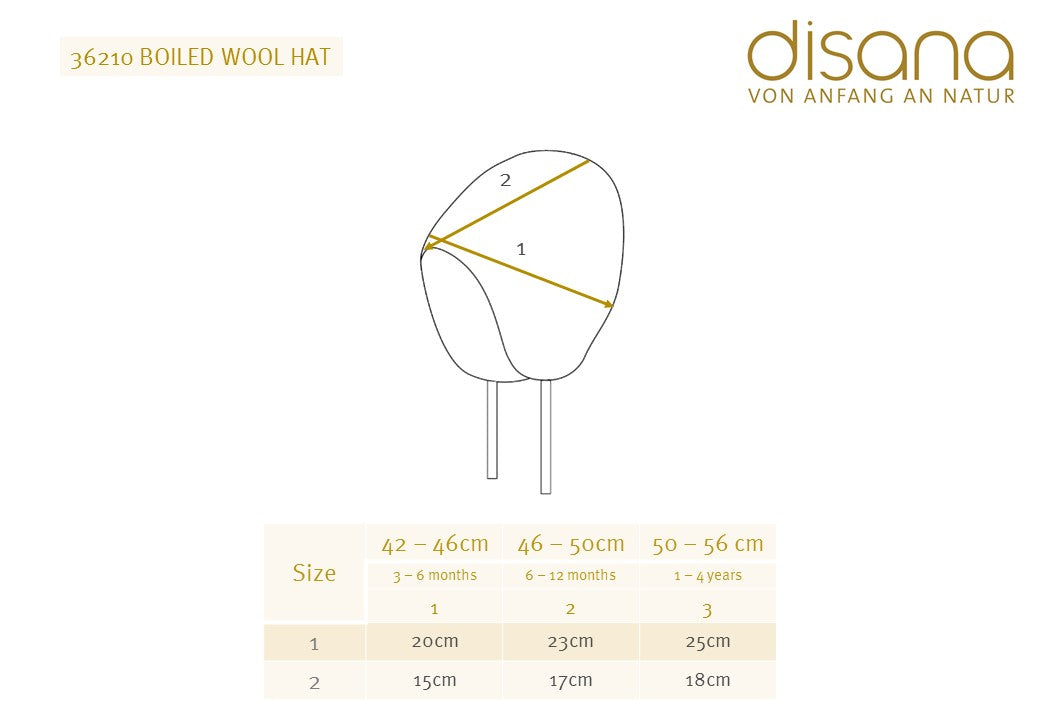 Boiled Wool Hat (0-5y)