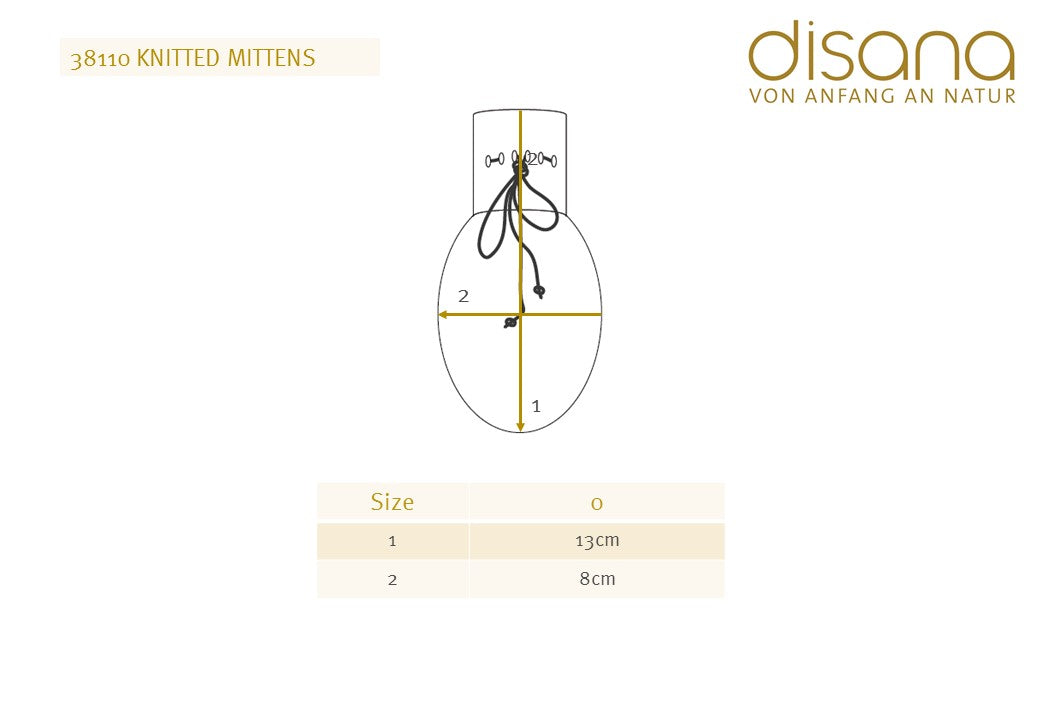 Knitted Baby Mittens (0-12m)