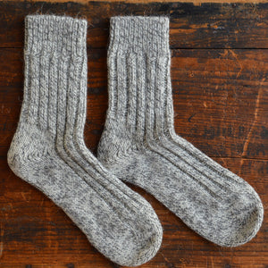 Chunky Rib Wool/Alpaca Socks (Adults)