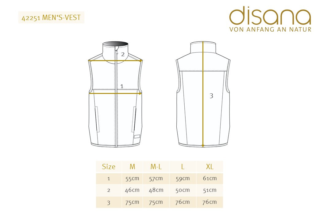 Men's Boiled Wool Vest (M-XL) *Returning 2026