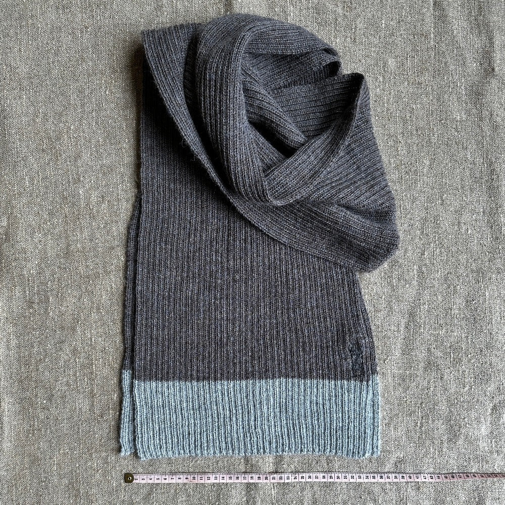 Adults Long Alpaca Colourblock Scarf - NEW/MENDED