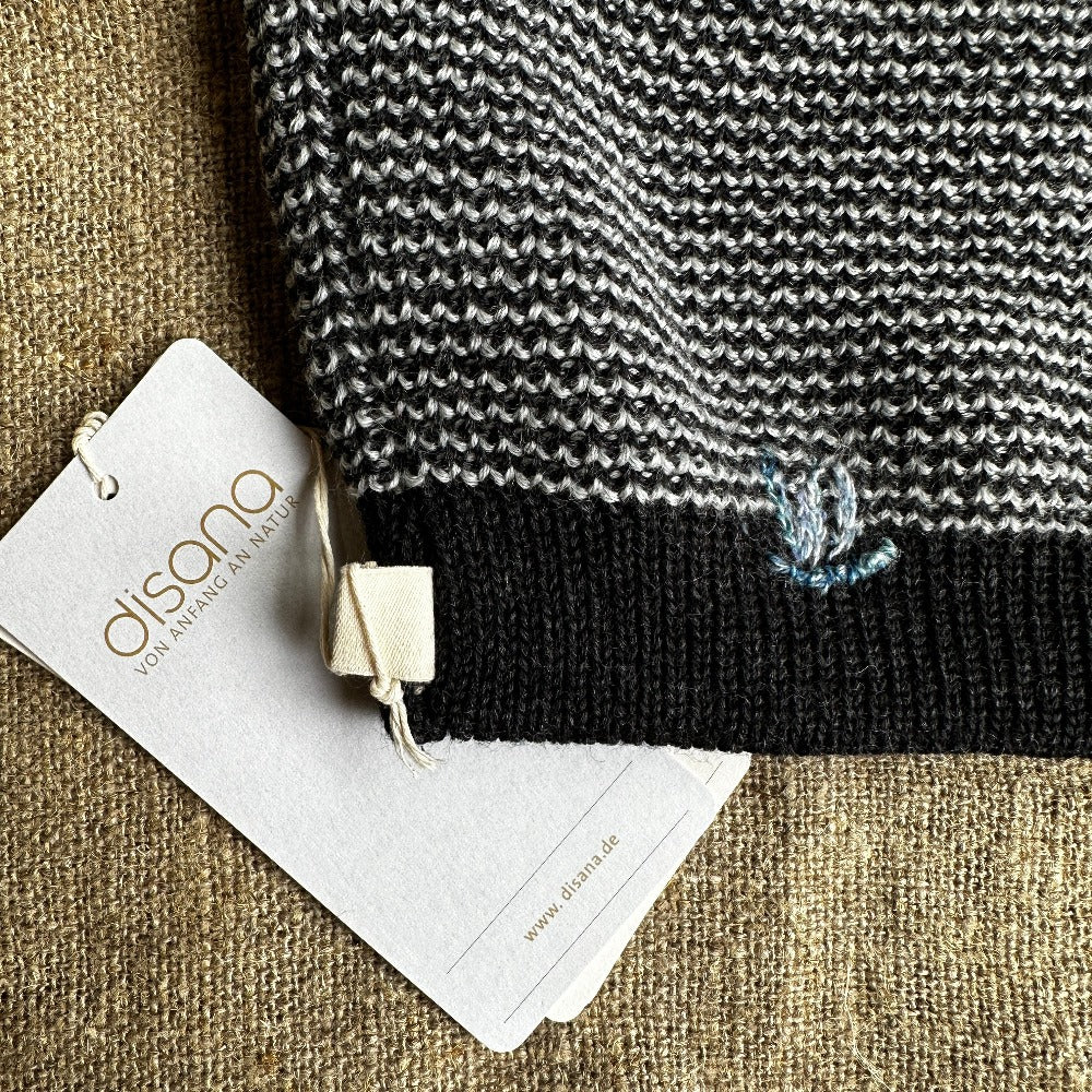 Classic Disana Teen/Adult Long Merino Beanie - Melange 50-54cm - NEW/MENDED